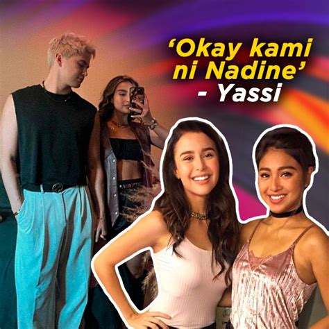 yassi reddit|Yassi Pressman on convo with Nadine Lustre amid James.
